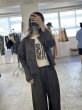 画像6:  超ー伸びます！ 前回展のスカート、ビスチェともセットアップ可能   ご予約ポイント10倍   【10/23 LIVE / LE MELANGE】レザーライクストレッチパンツ（予約/2-3） (6)