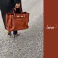 画像15: 【予約】leather big tote