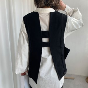 画像1: mode vest set（BLACK）