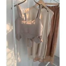 　　　1: sheer bustier set