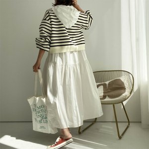 画像15: ●SALE●【liveご紹介アイテム】前後着用OK！2way!! border balloon sleeve cardigan