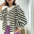画像11: ●SALE●【liveご紹介アイテム】前後着用OK！2way!! border balloon sleeve cardigan (11)