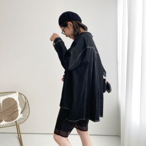 画像5: ●アシメデザイン（セットアップ可能）●【LIVEご紹介アイテム】アシンメトリープリーツデニムジャケット