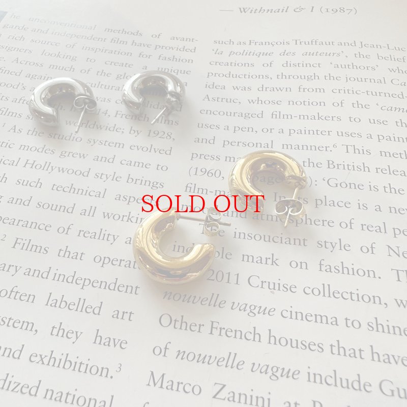 画像1: ◆wide hoop pierce S (1)