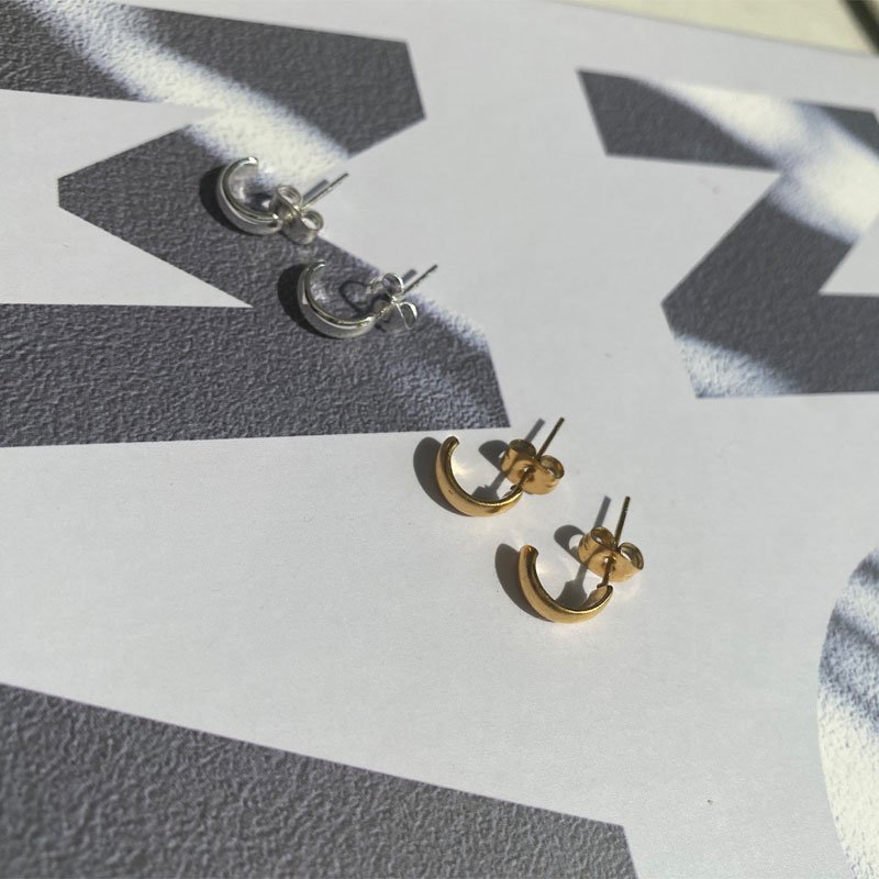 画像1: ◆mini circle pierce SS (1)