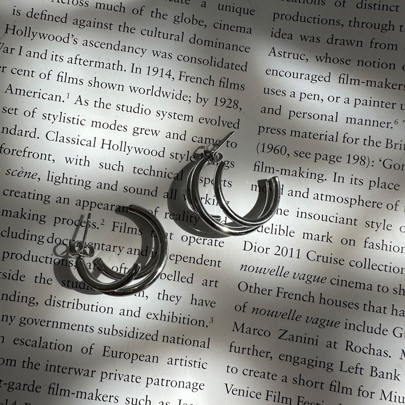 画像2: ◆design hoop pierce (2)