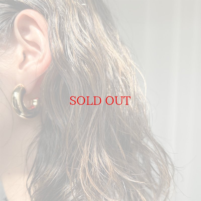 画像4: ◆久々の再販!!【LIVEご紹介アイテム】wide hoop pierce M (4)