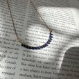 画像1: blue line short necklace (1)
