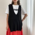 画像1: ●再入荷【liveご紹介アイテム】Vneck over vest (1)