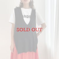 ●再入荷【liveご紹介アイテム】Vneck over vest