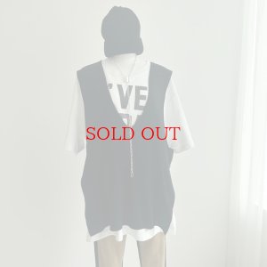 画像3: ●再入荷【liveご紹介アイテム】Vneck over vest