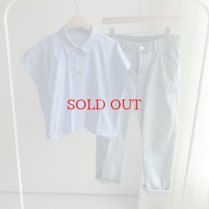 画像4: 【liveご紹介アイテム】neon stripe short blouse