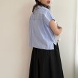 画像2: 【liveご紹介アイテム】neon stripe short blouse (2)
