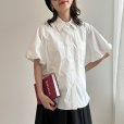 画像1: ●再販【liveご紹介アイテム】balloon sleeve blouse (1)