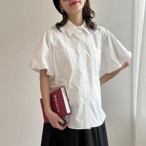 画像1: ●再販【liveご紹介アイテム】balloon sleeve blouse