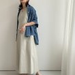 画像6: ●追加決定!!!【予約】夏の羽織にもオススメ【6/24 LIVEご紹介アイテム】オーバーデザインデニムシャツ（予約/7月中-下） (6)