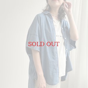 画像2: ●予約【liveご紹介アイテム】over design denim shirt