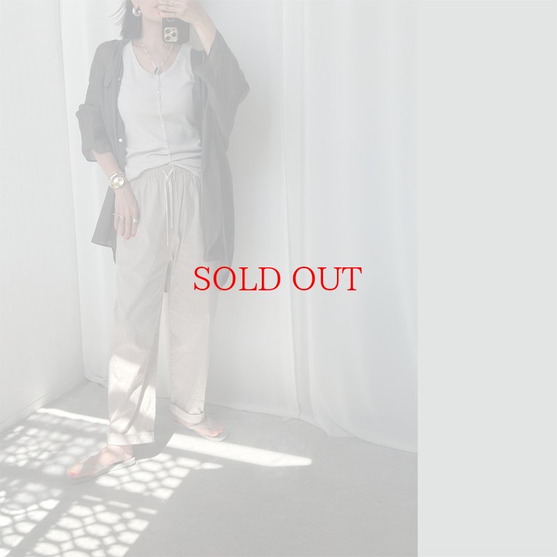 画像8: 【liveご紹介アイテム】relaxing linen pants (8)