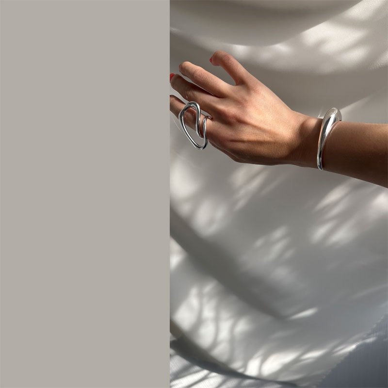 画像2: ◆【liveご紹介アイテム】asymmetry slim bangle (2)