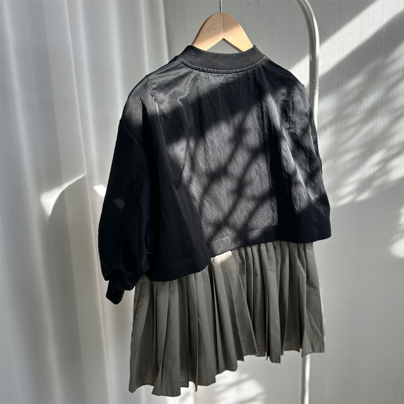 画像10: 【 liveご紹介アイテム】MA-1 docking pleats tops (10)