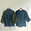 画像9: 【liveご紹介アイテム】MA-1 docking denim shirt (9)