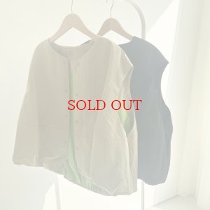 画像24: 【インスタliveご紹介アイテム】bi-color cocoon vest