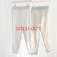 【大人気】bi-color linen pants