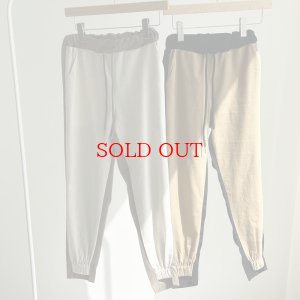 画像1: 【大人気】bi-color linen pants