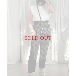 画像9: 【 liveご紹介アイテム】high-waist tuck pants (belt set)
