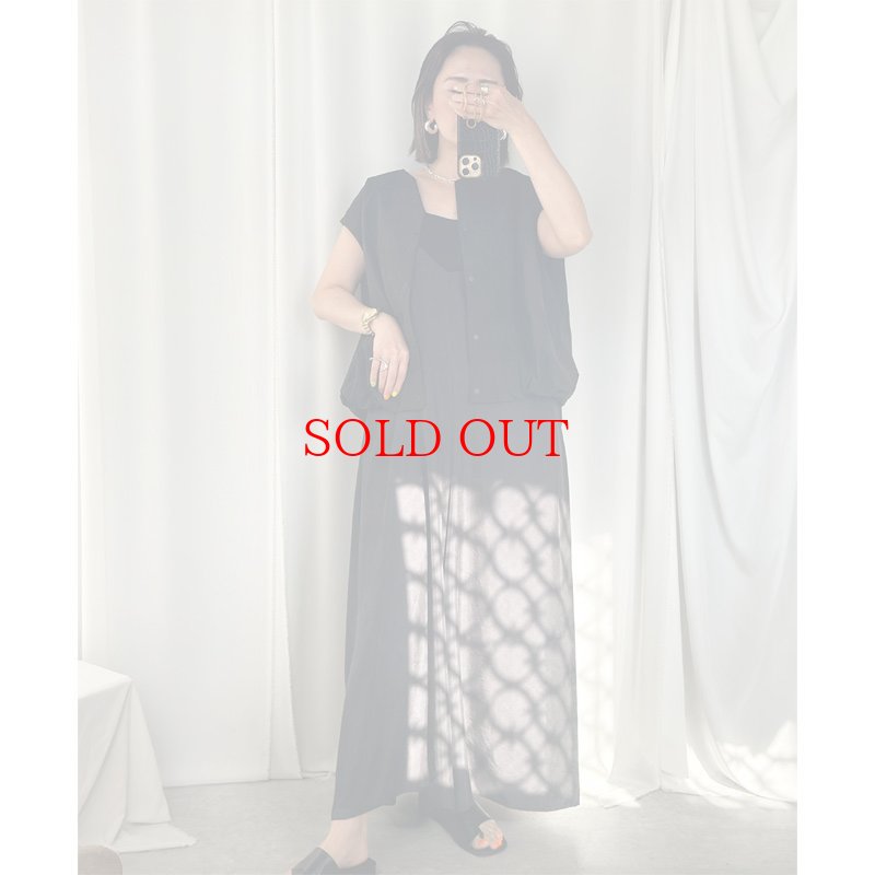 画像7: 【インスタliveご紹介アイテム】bi-color cocoon vest (7)