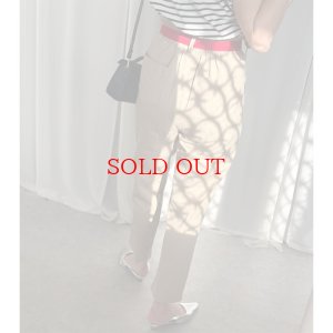 画像5: 【 liveご紹介アイテム】high-waist tuck pants (belt set)