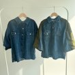 画像3: 【liveご紹介アイテム】MA-1 docking denim shirt (3)