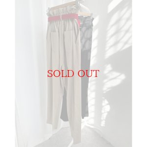 画像12: 【 liveご紹介アイテム】high-waist tuck pants (belt set)
