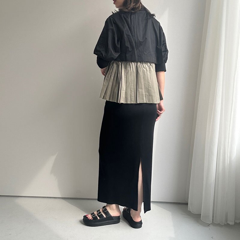画像6: 【 liveご紹介アイテム】MA-1 docking pleats tops (6)