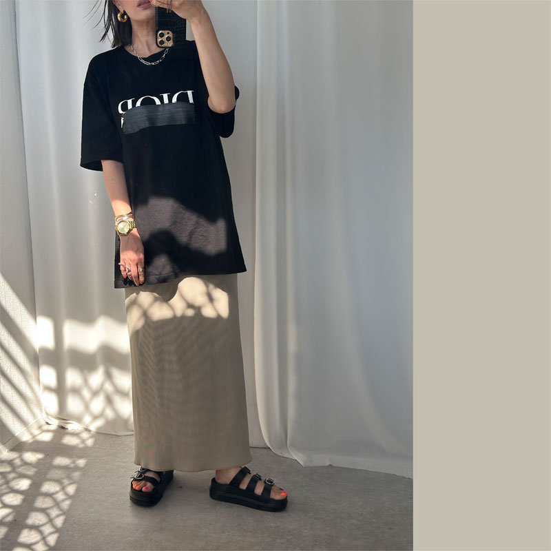 画像22: ●NEWカラー登場!!●激推し●リブナロースカート●LAMERの着回しベースアイテム●rib narrow skirt (22)