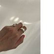 画像1: ◆【liveご紹介アイテム】silver × gold SET ring (1)