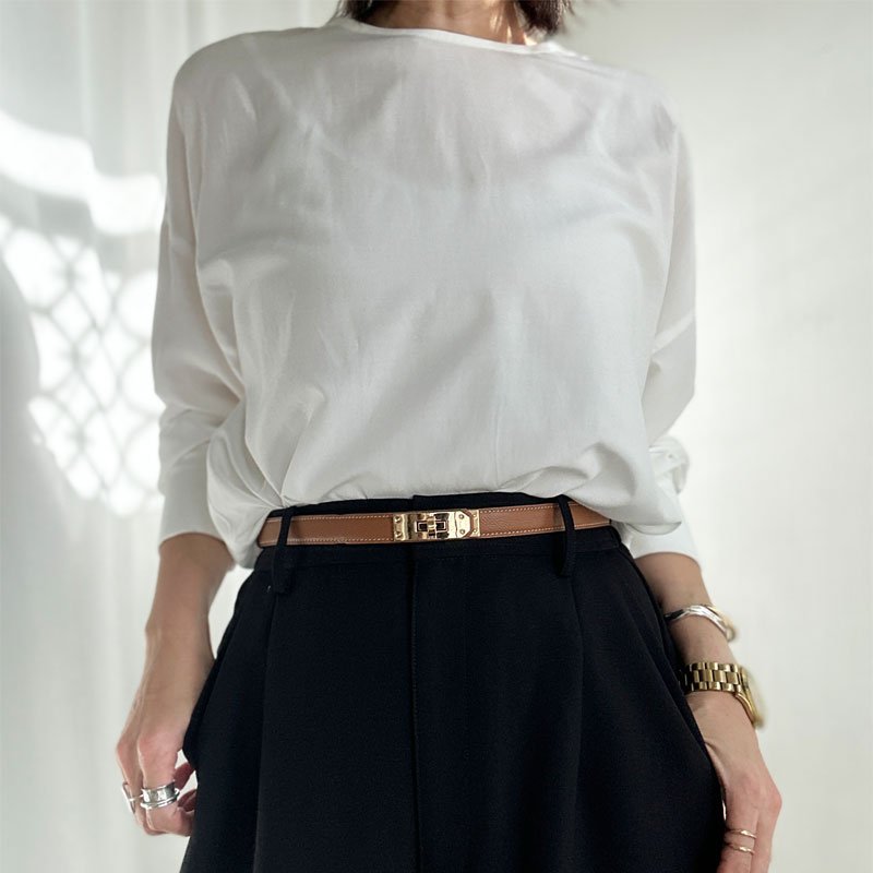 画像10: ●再販●在庫限り●design leather belt (10)
