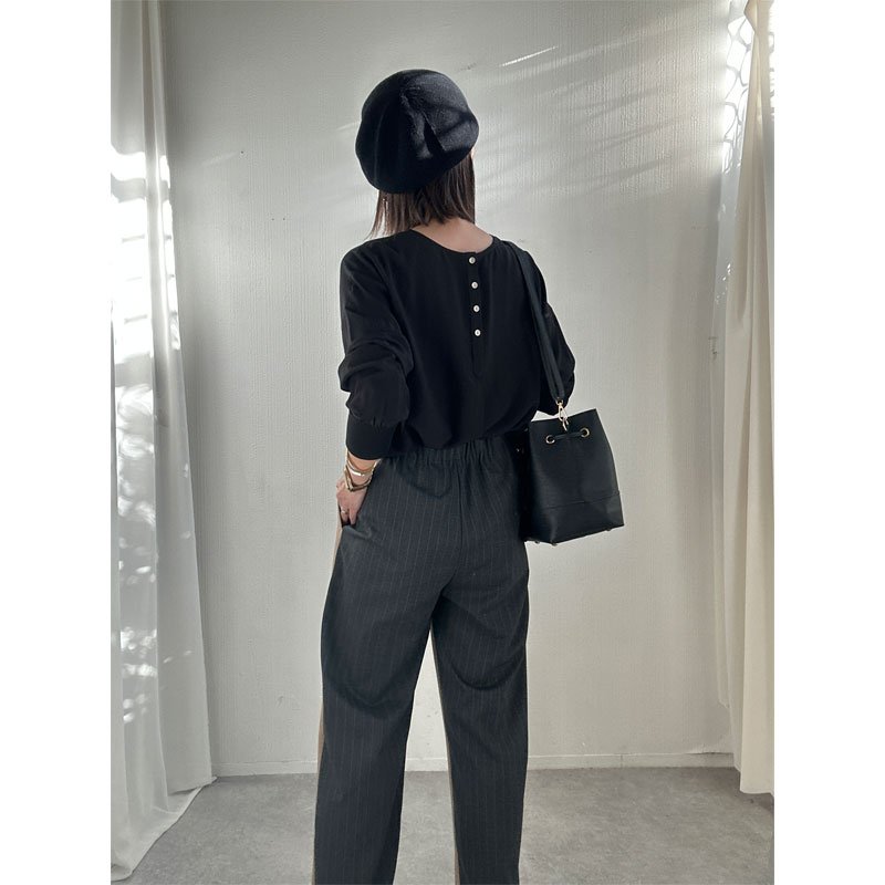 画像7: 【liveご紹介アイテム】bi-color pinstripe slacks (7)