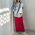 画像18: ●激推し認定●リブナロースカート●LAMERの着回しベースアイテム●rib narrow skirt