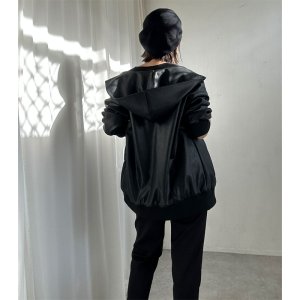 画像13: ●SALE●【liveご紹介アイテム】eco leather zip hoodie
