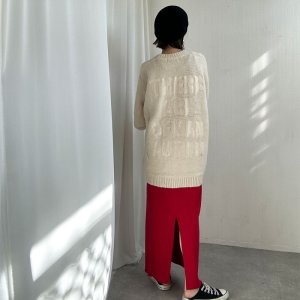 画像38: ●2025NEWカラー登場!!●激推し●リブナロースカート●LAMERの着回しベースアイテム●rib narrow skirt