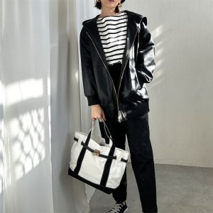 画像23: ●SALE●【liveご紹介アイテム】eco leather zip hoodie