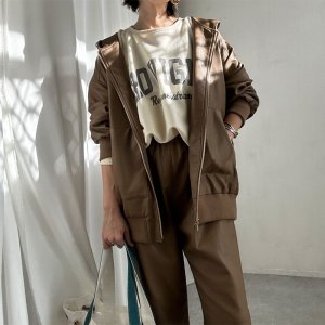 画像19: ●SALE●【liveご紹介アイテム】eco leather zip hoodie