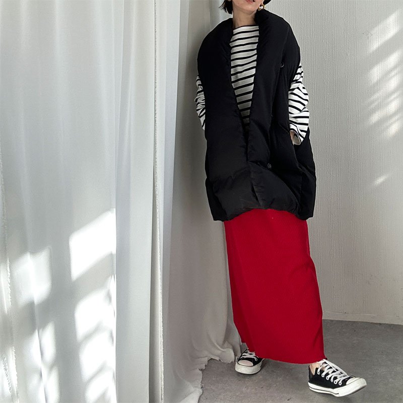 画像36: ●NEWカラー登場!!●激推し●リブナロースカート●LAMERの着回しベースアイテム●rib narrow skirt (36)