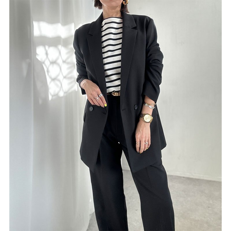 画像6: ●入荷しました【めちゃ軽ジャケット】びっくりする位軽い!【liveご紹介アイテム】double button over jacket（セットアップ可能） (6)