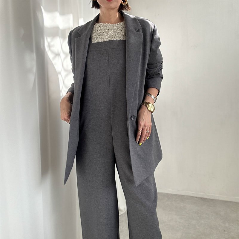 画像4: ●入荷しました【めちゃ軽ジャケット】びっくりする位軽い!【liveご紹介アイテム】double button over jacket（セットアップ可能） (4)