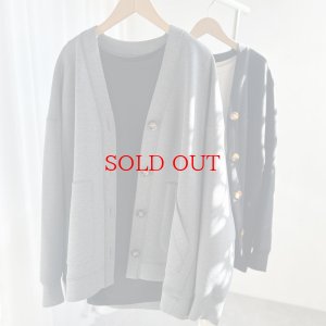 画像2: ●SALE●ボタンに注目!【liveご紹介アイテム】basic over cardigan