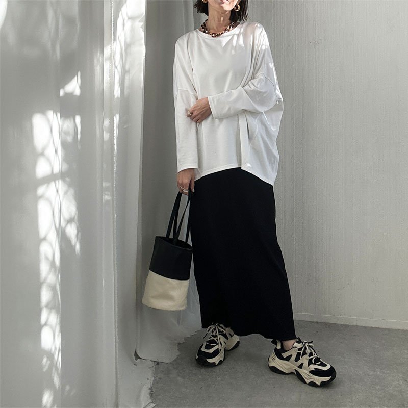 画像2: ●全色再入荷!!●激推し●こだわりシルエット【liveご紹介アイテム】cocoon pulloverコクーンプルオーバー (2)