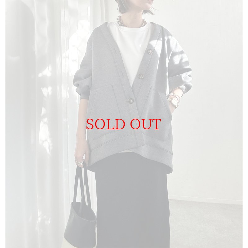 画像14: ●SALE●ボタンに注目!【liveご紹介アイテム】basic over cardigan (14)