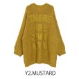 画像15: THEオシャレニット!!【liveご紹介アイテム】back logo over knit